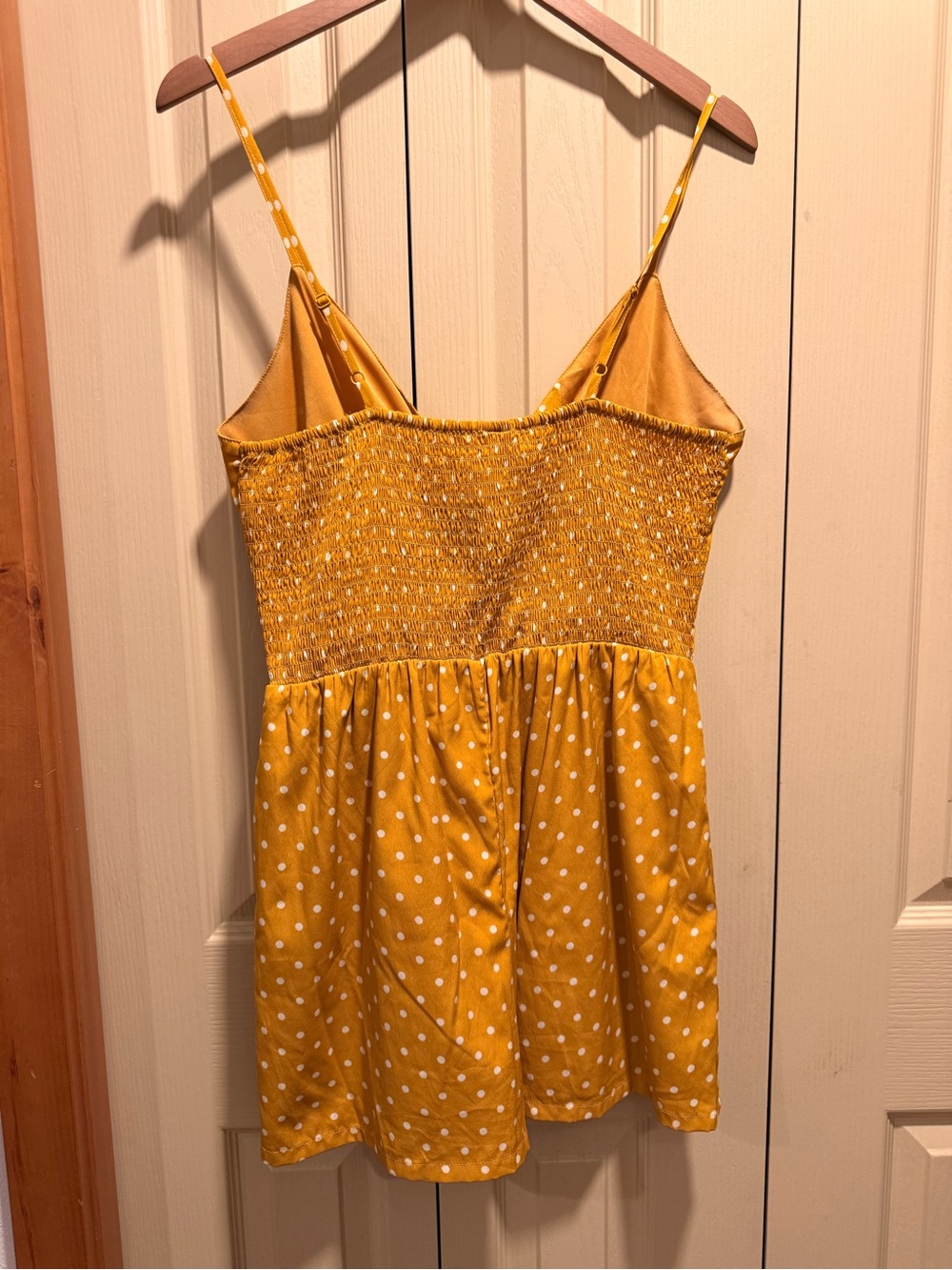 Yellow Polka Dot Kids One-Piece Romper - Unbranded - Picture 3 of 3